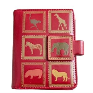 Shagwear Small Wallet Vegan Leather Clutch Coin Purse African Pattern Bag